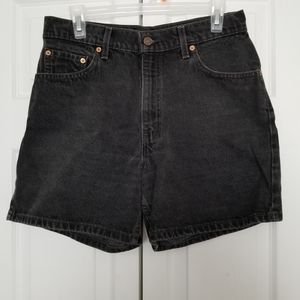 Vintage Levis 550 High Waist Mom Jean Shorts